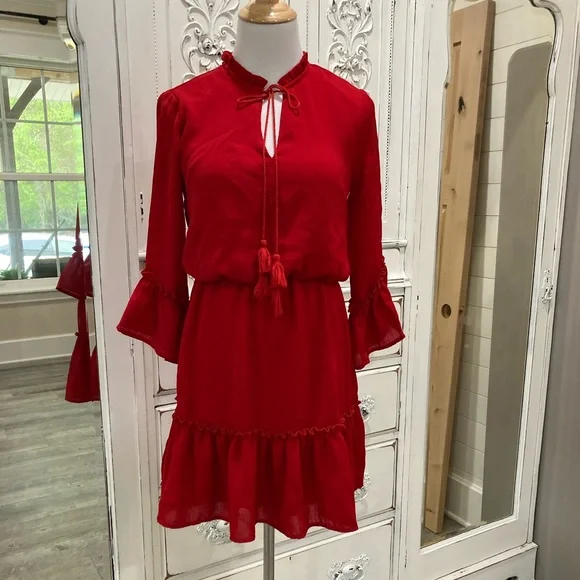 City Triangles | Dresses | City Triangles Red Dress Xs | Poshmark